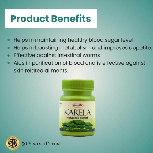 Sadhana Karela  Capsulesule (60cap)