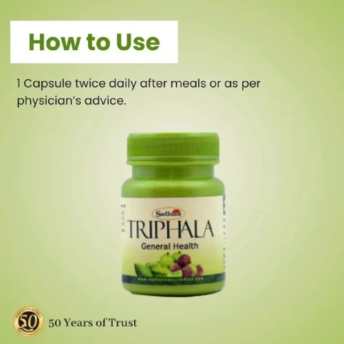 Sadhana Triphala  Capsulesule (60cap)