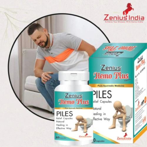 Zenius India Hemo Plus  Capsulesule For Piles Stop (60cap)
