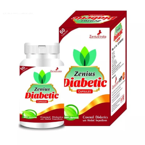 Zenius India Diabetic  Capsulesule For Diabetes Control (60cap)
