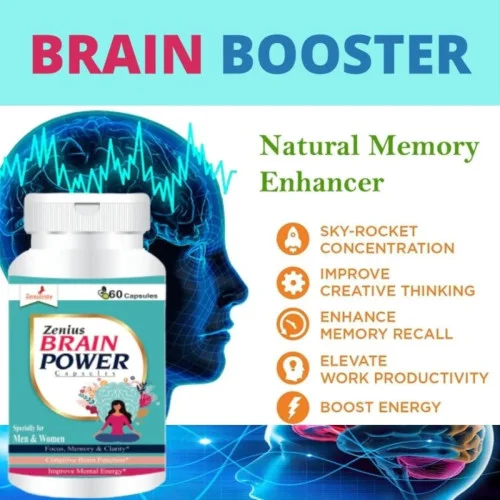 Zenius India Brain Power  Capsulesule For Brain (60cap)