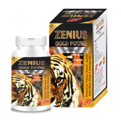 Zenius India Gold Power Sexual  Capsulesule For Men (60cap, Pack of 2)