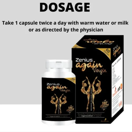 Zenius India Again Vergin  Capsules For Women (60cap, Pack of 2)