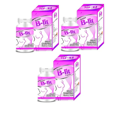 Zenius India B Fit  Capsulesule For Breast Enlargement (60cap, Pack of 3)