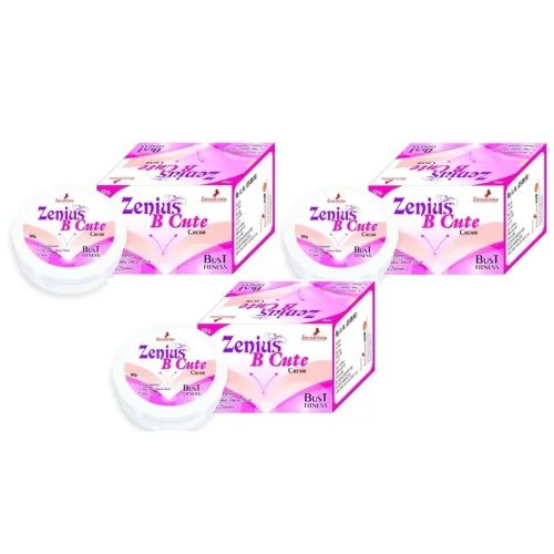 Zenius India B Cute Cream For Breast Reduction (50g, Pack of 3)