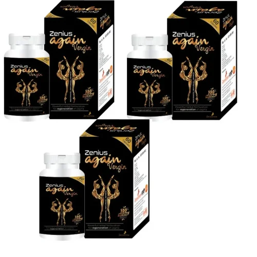 Zenius India Again Vergin  Capsules For Women (60cap, Pack of 3)