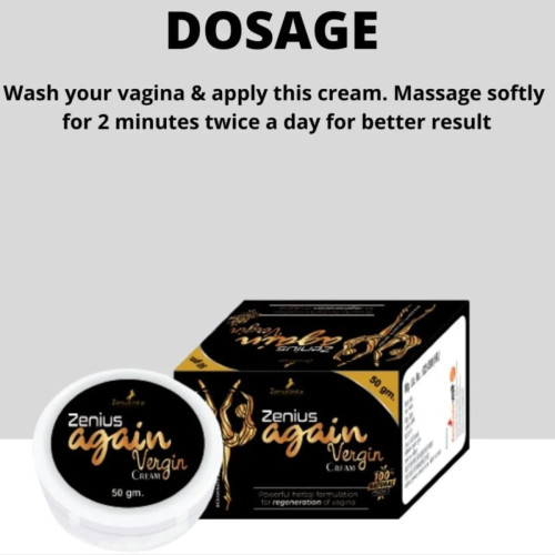 Zenius India Again Vergin Cream For Vagina Tightening (50g, Pack of 3)