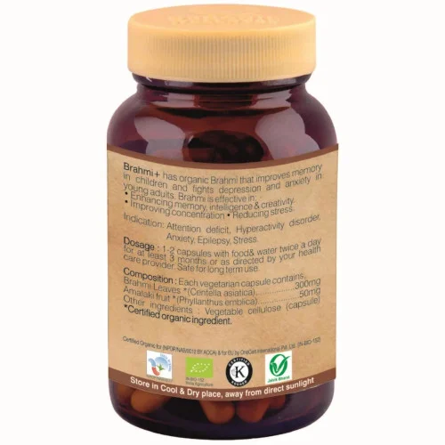 Organic Wellness Brahmi (90 Capsules)