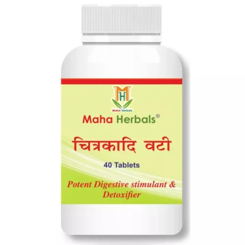 Maha Herbals Chitrakadi Vati (40 Tablets)