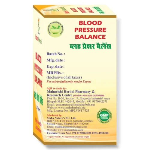 Maha Herbals Blood Pressure Balance (30 Tablets)