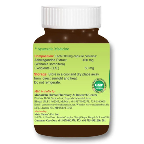 Maha Herbals Ashwagandha Extract  Capsules (30cap)
