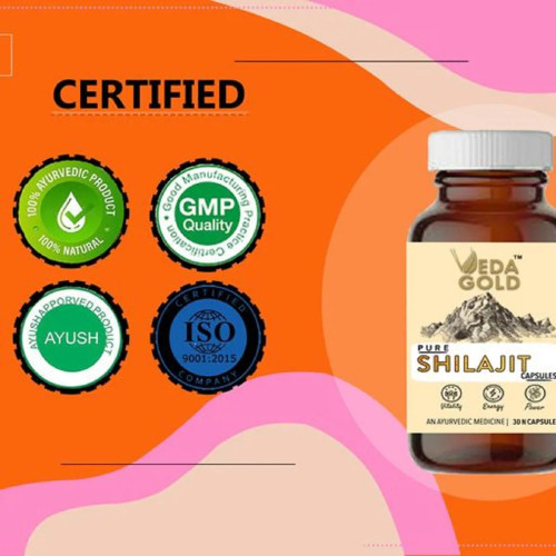 Veda Gold Pure Shilajit (30 Capsules)