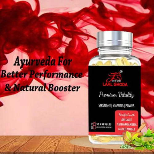 Laal Ghoda Premium Vitality (30 Capsules)