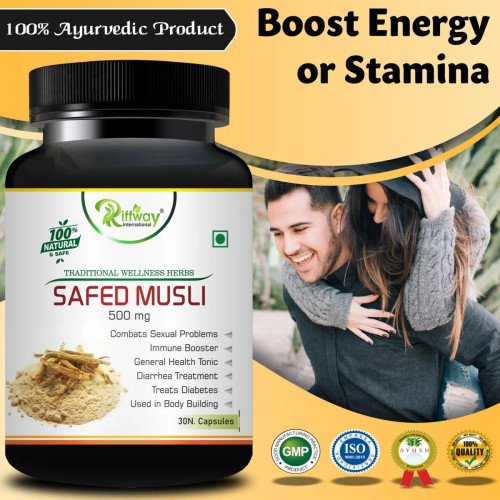 Riffway Safed Musli (30 Capsules)