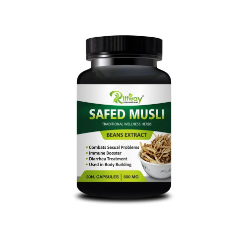 Riffway Safed Musli Beans Extract (30 Capsules)