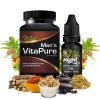 Riffway Mens Vita Pure  Capsules + Golden Night Oil (15Cap + 15 ml Oil) (1Pack)