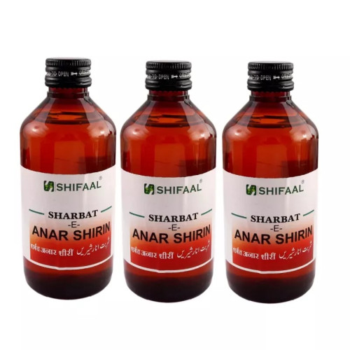 Shifaal Sharbat E Anar Shirin (200ml, Pack of 3)