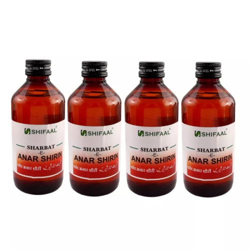 Shifaal Sharbat E Anar Shirin (200ml, Pack of 4)