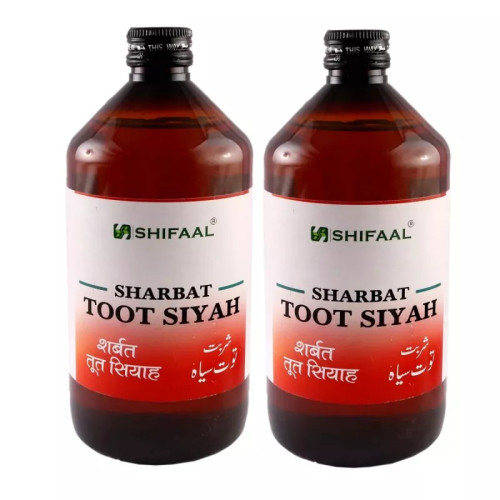 Shifaal Sharbat Toot Siyah (500ml, Pack of 2)