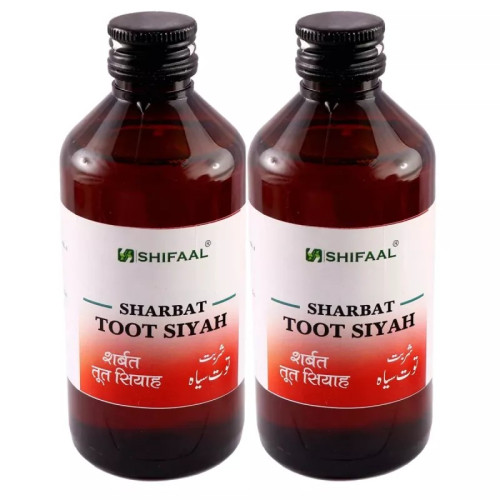 Shifaal Sharbat Toot Siyah (200ml, Pack of 2)