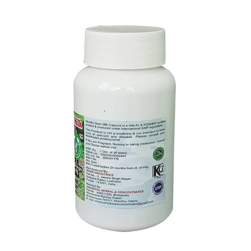 Universal Herbal & Concentrates Healthy Goat Milk (60 Capsules)
