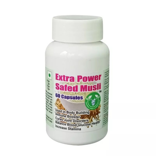 Universal Herbal & Concentrates Extra Power Safed Musli (60 Capsules)