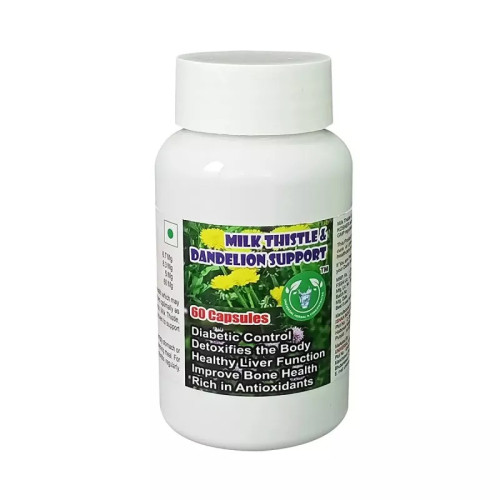 Universal Herbal & Concentrates Milk Thistle & Dandelion Support (60 Capsules)