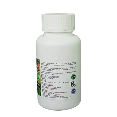 Universal Herbal & Concentrates Hy Power Ginkgo Biloba (60 Capsules)