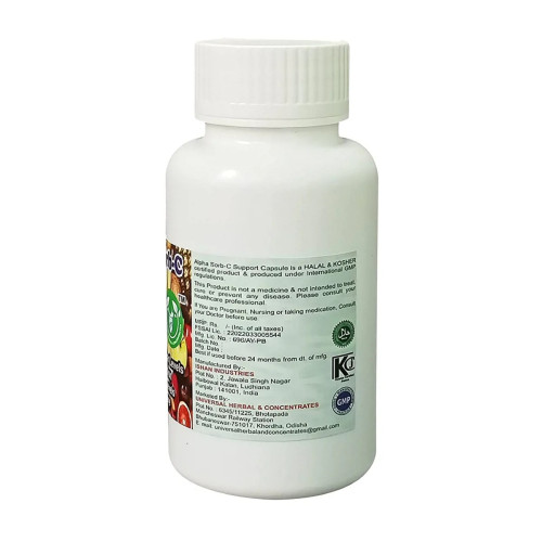 Universal Herbal & Concentrates Alpha Sorb-C Support (60 Capsules)