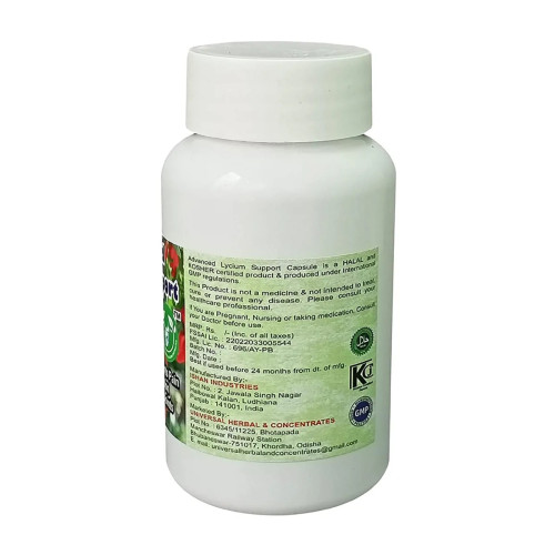 Universal Herbal & Concentrates Advanced Lycium Support (60 Capsules)