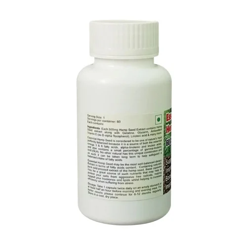 Universal Herbal & Concentrates Essential Hemp Seed (60 Capsules)