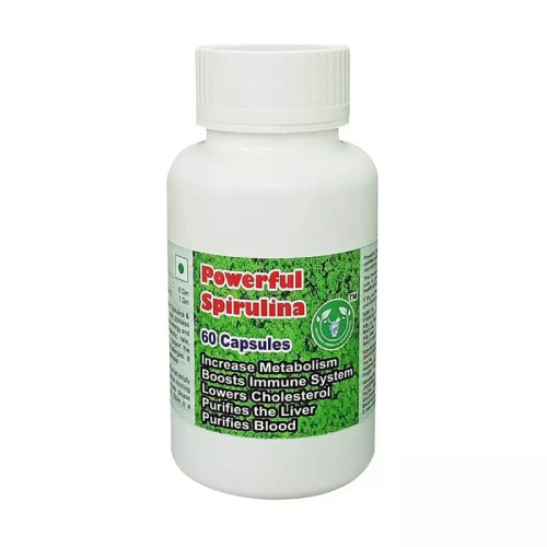 Universal Herbal & Concentrates Powerful Spirulina (60 Capsules)