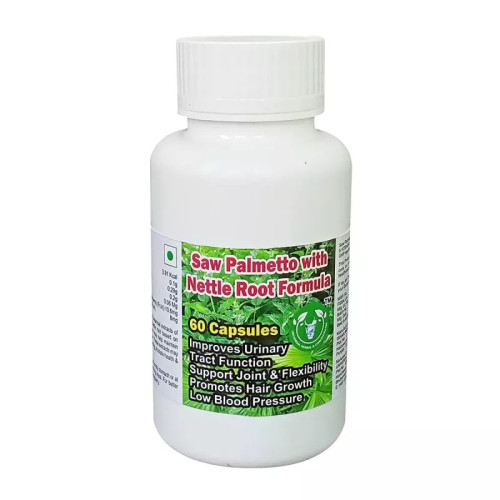 Universal Herbal & Concentrates Saw Palmetto With Nettle Root Formula (60 Capsules)