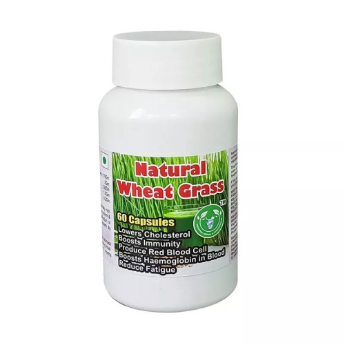Universal Herbal & Concentrates Natural Wheat Grass (60 Capsules)