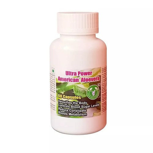 Universal Herbal & Concentrates Ultra Power American Aloevera (60 Capsules)