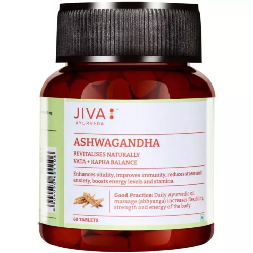 Jiva Ayurveda Ashwagandha  Tablets (60 Tablets)