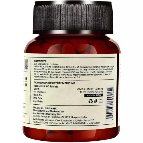 Jiva Ayurveda Diatrin  Tablet (60 Tablets)