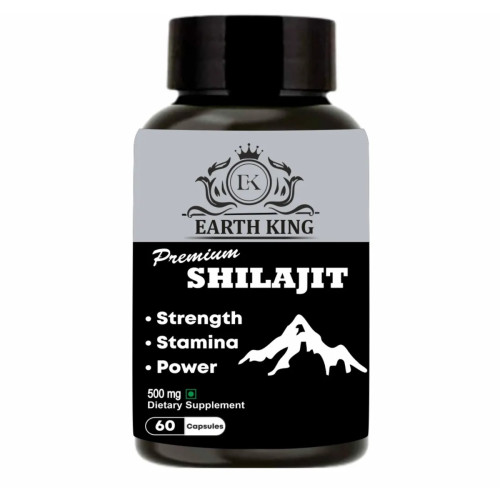 Earth King Premium Shilajit  Capsulesule (60 Capsules)
