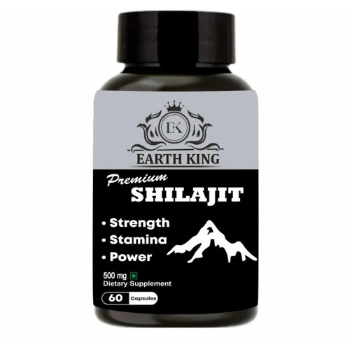 Earth King Premium Shilajit  Capsulesule (60 Capsules)