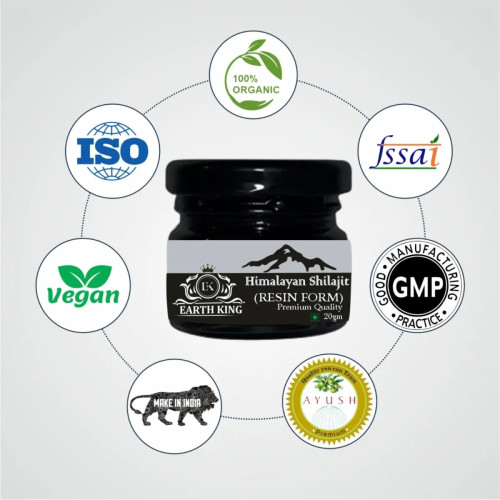 Earth King Himalayan Shilajit Resin Form (20g)