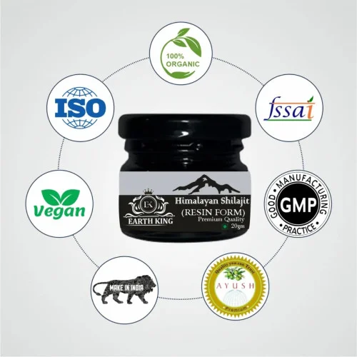 Earth King Himalayan Shilajit Resin Form (20g)