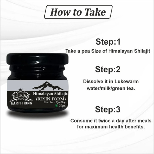 Earth King Himalayan Shilajit Resin Form (20g)