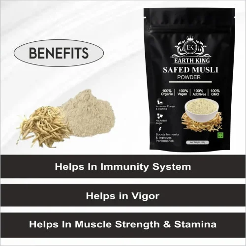 Earth King Safed Musli Powder (100g)