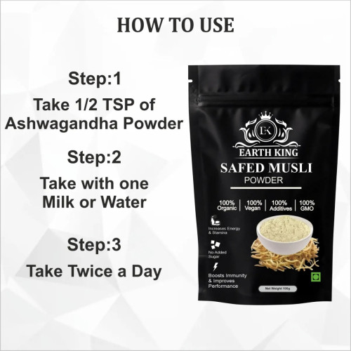 Earth King Safed Musli Powder (100g)