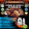 Riffway Extreme 303  Capsules 500mg + Big Penis Size Oil (60Cap + 15ml Oil) (1Pack)