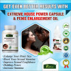 Riffway Extreme House Power  Capsules 500mg + Penis Enlargement Oil (60Cap + 15ml Oil) (1Pack)