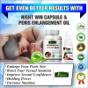 Riffway Night Win  Capsules + Penis Enlargement Oil (60Cap + 15ml Oil) (1Pack)