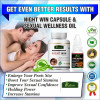 Riffway Night Win  Capsules + Sexual Wellness Oil (60Cap + 15ml Oil) (1Pack)