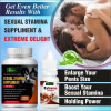 Riffway Sexual Stamina Supplement  Capsules + Extreme Delight Oil (60Cap + 15ml Oil) (1Pack)
