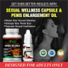 Riffway Sexual Wellness  Capsules + Penis Enlargement Oil (60Cap + 15ml Oil) (1Pack)